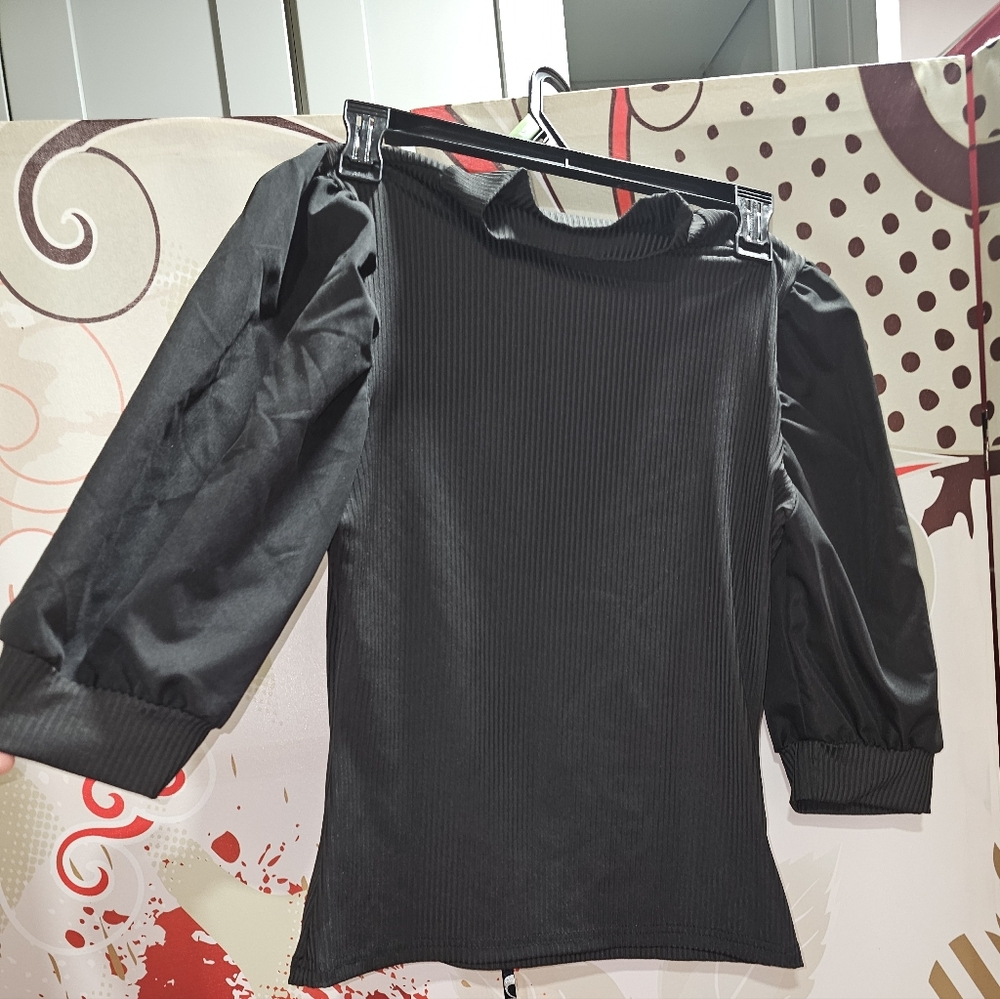 Elegant Black Women's Top